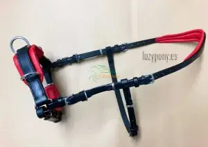 Cabezada serreta Lazypony, leather Cavesson